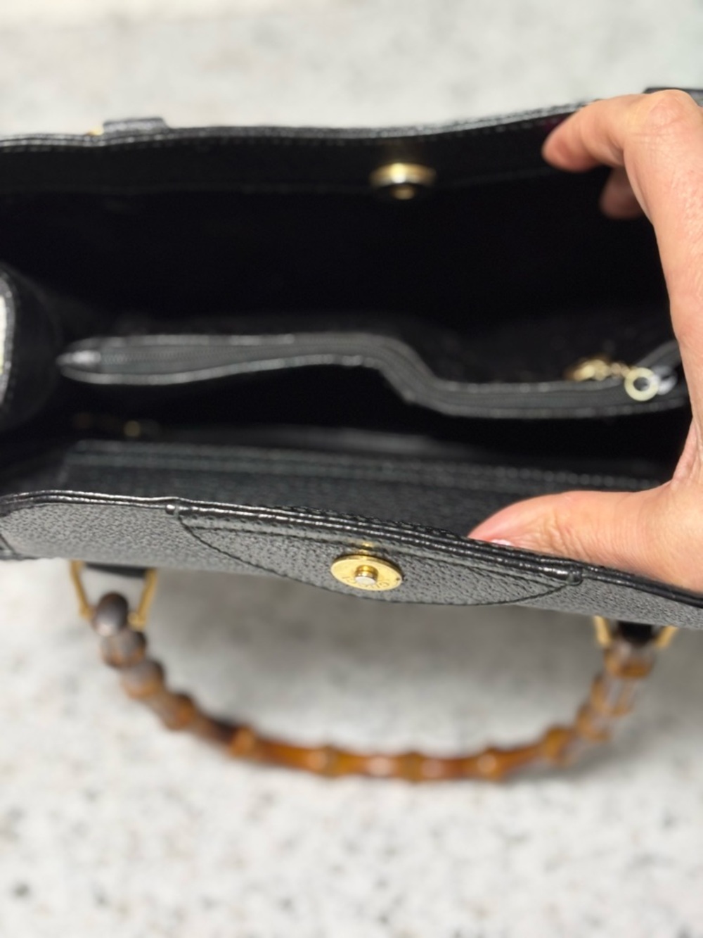 Gucci Vintage Diana Tote with Bamboo Handle - Picture 7 of 10